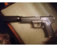Fully upgraded asg mk23 with silverback suppressor - Image 3