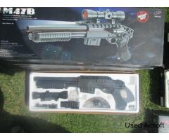 New Double Eagle Single and Repeat firing Pump Action Hop-up Airsoft Shotguns. - Image 2