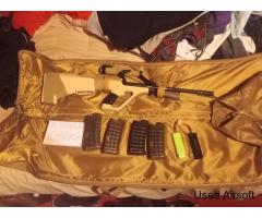 Aug a1 in tan with carry bag