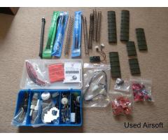 Mixed Spare parts - Connectors - Springs etc. - Bits Box for Airsoft