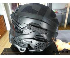 All-In-One Airsoft Full Face Mask Tactical Helmet With Built-in Tactical Headset - Image 4