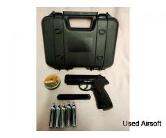 Beretta Px4 Storm 4.5mm CO2 Pistol with case, CO2 and ammo.
