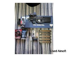 P90 cybergun and extras