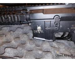 DMR 440fps ASG Devil locked to semi M15