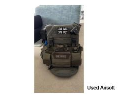 Worrior assault systems plate carrier ranger green