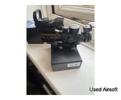 Theta Optics ACOG + Generic Red Dot Sight - Image 3