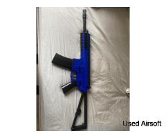 Airsoft ar spring with folding stock and magazine