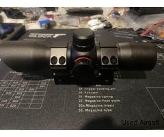 ASG Dot Sight Red / Green 1x30 w/ Mount