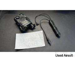 PEQ-15 Premium model, Visible Green Laser, IR, Torch, in Nylon + SF and 2.5 dual pressure switch