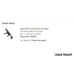 SigAir MPX Submachine Gun AEG - Image 4
