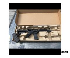 WE M4 CQB-R Open Bolt 6mm Airsoft Gas Blow-Back Rifle RIF