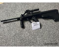 GHK AUG A2 w/5 Mags and Accessories