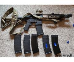 Umarex 416D Gbbr plus Mk12 marksman rifle