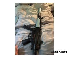 Full metal/polymer MP5 with collapsible stock and magazines - Image 2