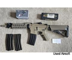 NUPROL DELTA Pioneer Defender AEG Carbine, Tan kit
