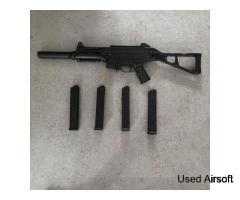 g&g umg airsoft rifle – black