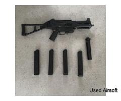 g&g umg airsoft rifle – black - Image 3