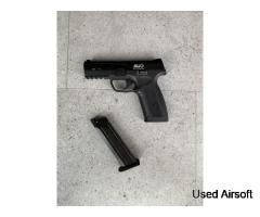 ics ble black leopard eye gbb pistol – used one time