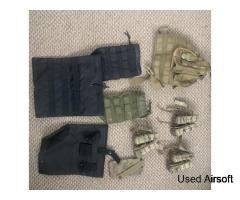 Pouches and leg holster