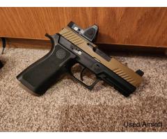 Sig sauer M18 with x-carry lower, upgraded, two mags