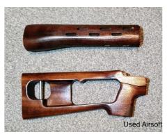 Real wood SVD sniper stock + handguard