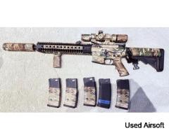 Upgraded airsoft KWA SR10 Full Metal AEG With Original Papers And Box - Image 2