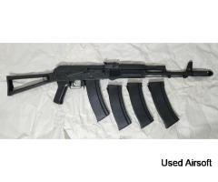 LCT Stamped Steel LCKS74M Airsoft AEG AK w/ Steel Folding Stock