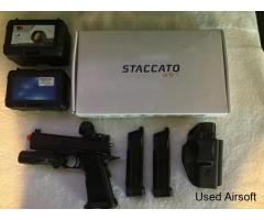 Upgraded! Airsoft Staccato P 2011/Hi Capa GBB Co2 Pistol - Image 2