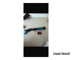 M870 airsoft 2 tone shotgun