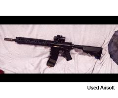 Nuprol Delta Jackal Alpha - Full metal M4 AEG with sound control mag