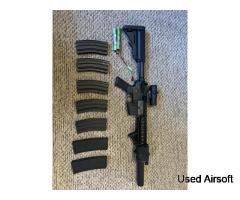 Airsoft DD MK18 Aeg Metal Furniture, With Mags And Accessories