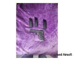 WE M1911 hicappa pistol, barely used