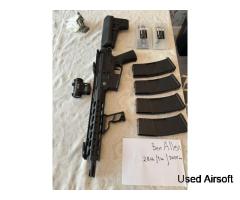 Krytac trident MK2 CRB with 4 mags (120rd mid) , traytech red dot optic and batterys
