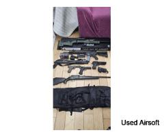 Bunde x3 pistols x2 Snipers shotgun and other bits