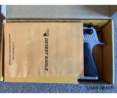 Cybergun Desert Eagle .50AE CO2 GBB Pistol; FULL AUTO, Silver - Image 4