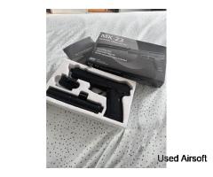 Black ASG MK23 Socom Airsoft Pistol with Silencer
