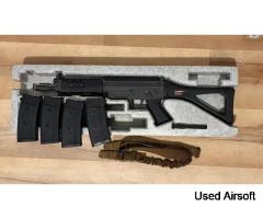 GHK SG553 Gas Blowback Airsoft Rifle w/ Cerakote Finish