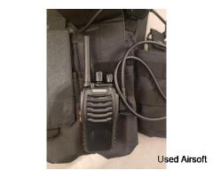 Helmet, Earmor M32 headset, Baofeng Radio, Anti Fogging setup and Chest Rig - Image 4