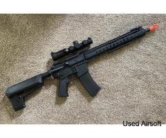 NEW Krytac War Sport Licensed GPR-CC Full Metal Airsoft Electronic Rifle Black