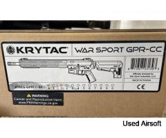 NEW Krytac War Sport Licensed GPR-CC Full Metal Airsoft Electronic Rifle Black - Image 3