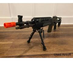 WE-Tech M14 EBR Full Metal Airsoft Gas Blowback Sniper Rifle - Image 3