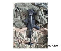 CYMA Blue Series MP5 and Assorted clothing and equipment bundle