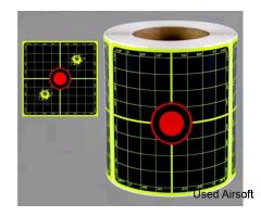 3 inch target stickers