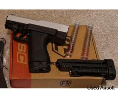 NEW IN BOX - First Strike FSC .68 Paintball Pistol in Silver/Black finish