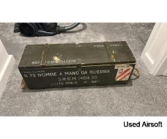 Wooden ammo boxes