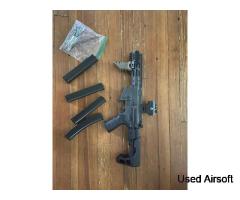 Upgraded King arms pdw airsoft rifle