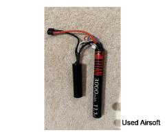 TITAN LiPo 11.1v 3000mAh Twin Type Deans + Mini Tamiya converter + Fast Charger