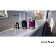 TRMR E1 Purple. With Multi shot base and single shot base