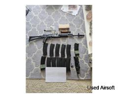 Ghk ak74 with loads of extras