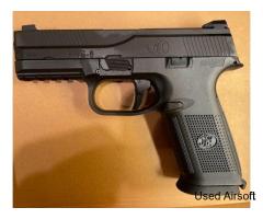 new EMG FN Herstal FNS 09 Airsoft Gas Blowback Pistol -  £40 off  Black 07824633667